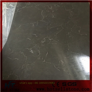 988 Dark Brown Quartz,Black Quartz, Pure White Quartz ,Pure White Engineered Quartz
