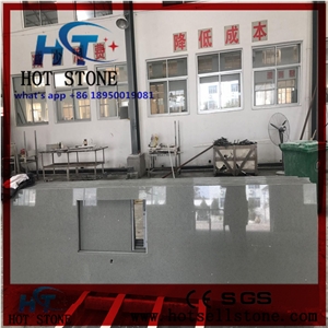 Caesarstone / Grey Mirrior Quartz / Kitchen Countertops