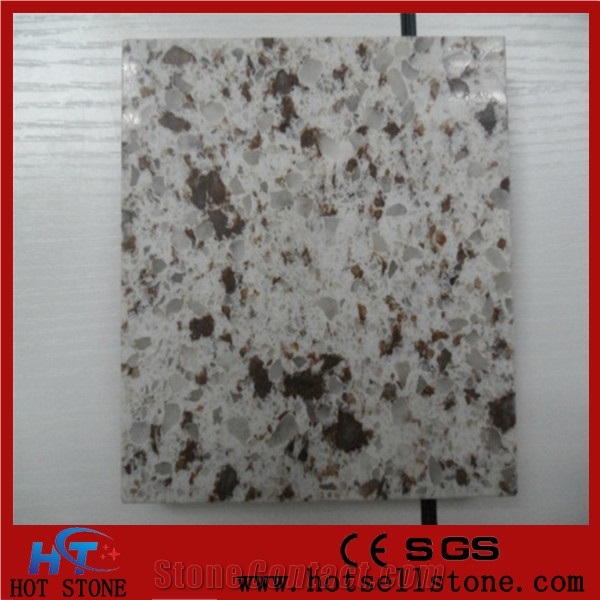 Engineering Quartz Stone for Flooring Wall Panel/Veined Multi Color Quartz Stone