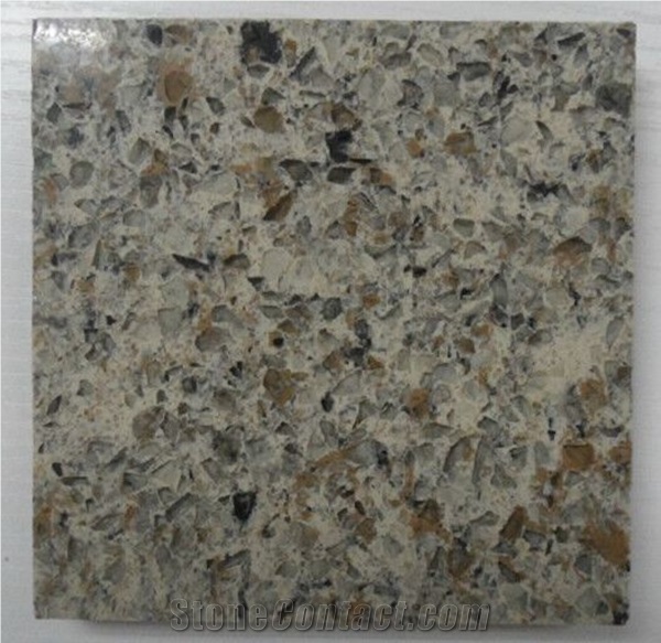 Glass and Mirror Quartz Stone, Sparking Quartz Series, Quartz Stone Manufacturer