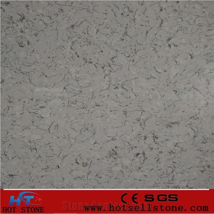 Ht011 Quartz Stone Slabs/Quartz Stone Tiles/Engineered Stone/Quartz Stone Flooring/Engineered Stone Walling