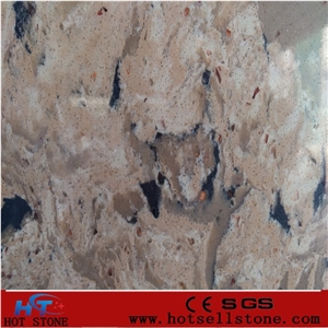 Ht014 Quartz Stone Slabs/Quartz Stone Tiles/Engineered Stone/Quartz Stone Flooring/Engineered Stone Walling