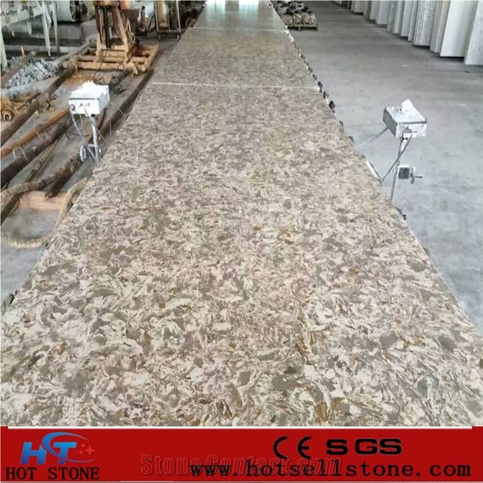 Ht50 Quartz Stone Slabs/Quartz Stone Tiles/Engineered Stone/Quartz Stone Flooring/Engineered Stone Walling