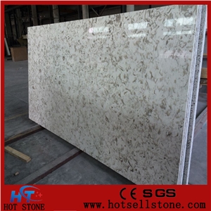 Man Made Quartz Stone Slabs for Hotel Kitchen Lobby Bathroom Counters Flooring Made in China