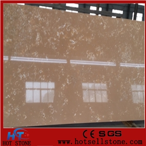 Marble Looking Quartz Stone Slabs/Marble Imitation Quartz Stone Worktops with High Gloss and Hardness