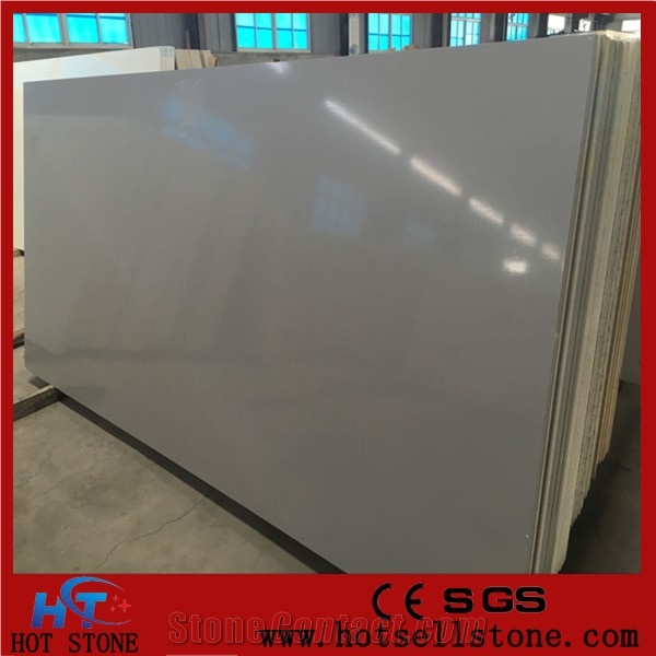 Pure Green Engineering Quartz Stone Slabs&Tiles with Made in China