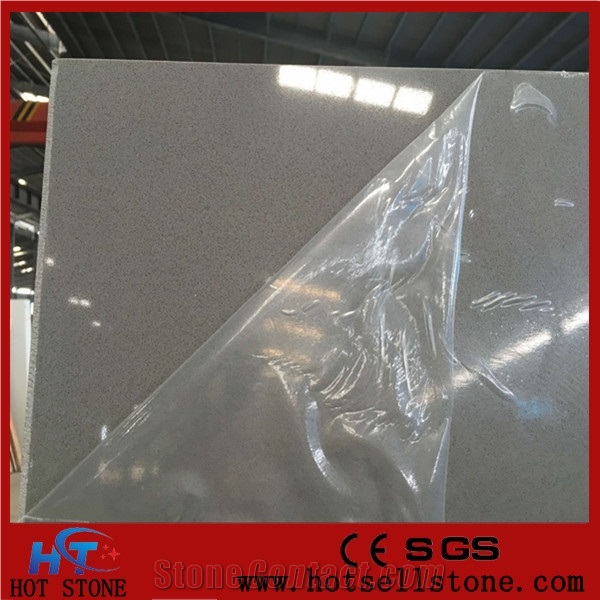 Pure Green Engineering Quartz Stone Slabs&Tiles with Made in China