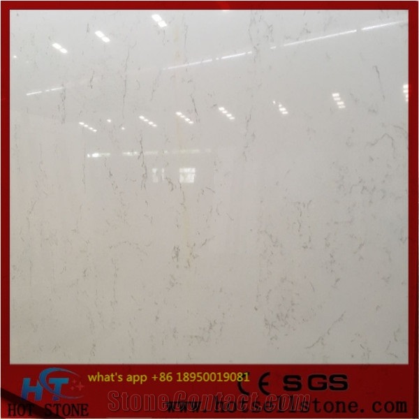 Pure White Quartz Stone,Cambria Solid Surface, Quartz Kitchen Countertops Of Crystallized Glass Stone, White Quartz Kitchen Countertops