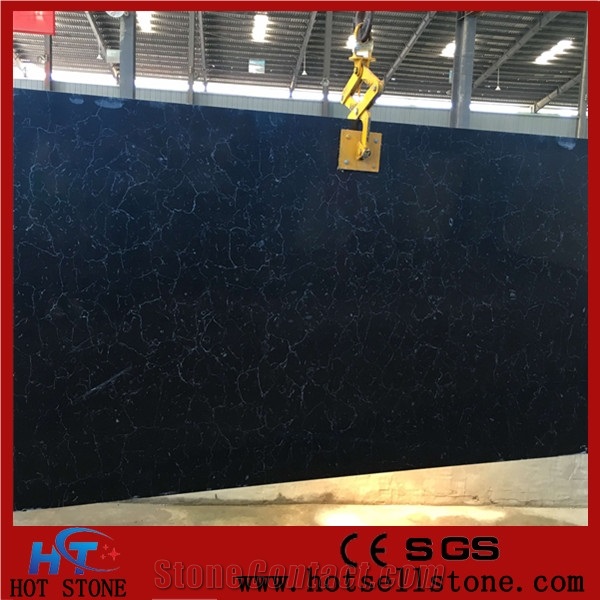Veined Quartz Stone Kitchen Countertop for American Standard,Prefab Quartz Stone Slabs Countertop