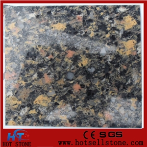 Veined Quartz Stone Slabs Ktichen Countertop with High Gloss and Hardness Easy to Clean Resistant to Stain