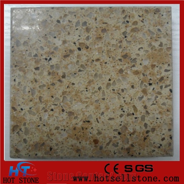 Veined Quartz Stone Slabs Ktichen Countertop with High Gloss and Hardness Easy to Clean Resistant to Stain