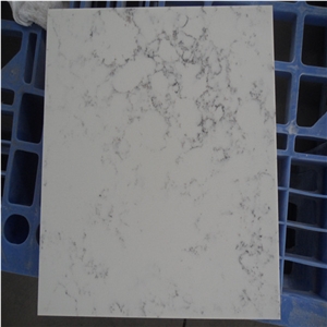 Volakas Gm803 Artificial Quartz Stone Slab /Double Color Artificial Quartz Slab&Tile/Engineered Stone Slab/Floor & Wall Tile/ Wall Covering/Floor Covering/Polished Surface/Silestone