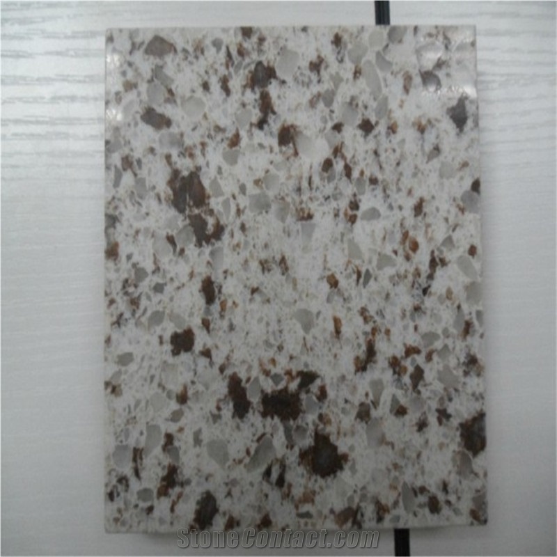 Wholesale Man-Made Quartz Stone Slabs for Kitchen Countertop, Multicolor Styles Artificial Stone Slabs, Thickness 2/3cm
