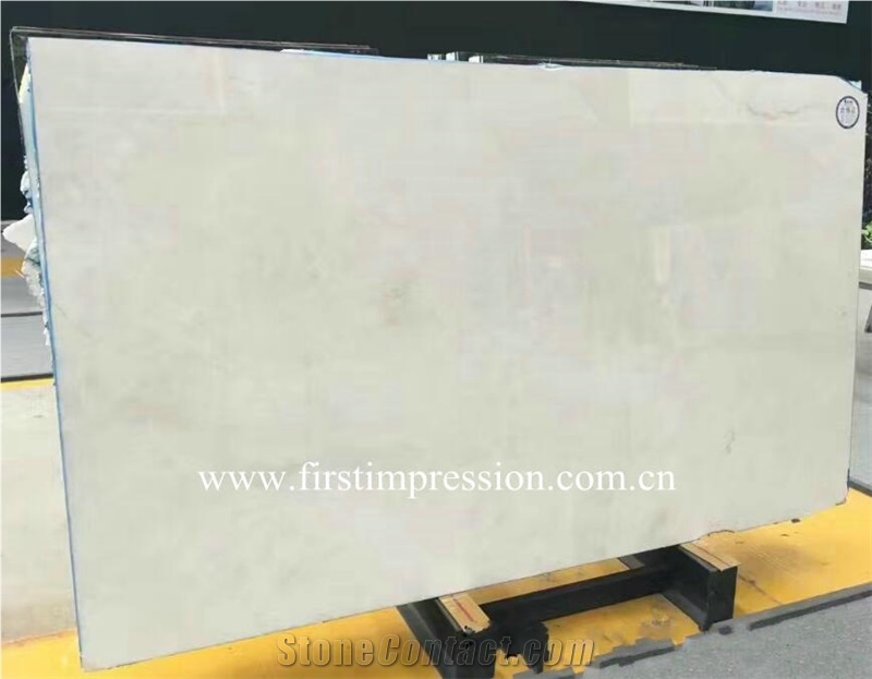Polished White Onyx Slab and Tiles ,Pure White Onyx Slab ,China White Onyx Slab,Light Transmitted White Onyx,Light through Onyx Slab,White Onyx