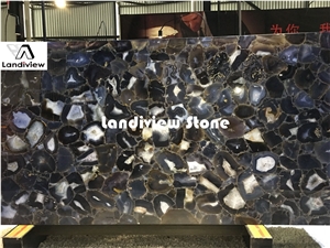 Blue Agate Slabs and Tiles
