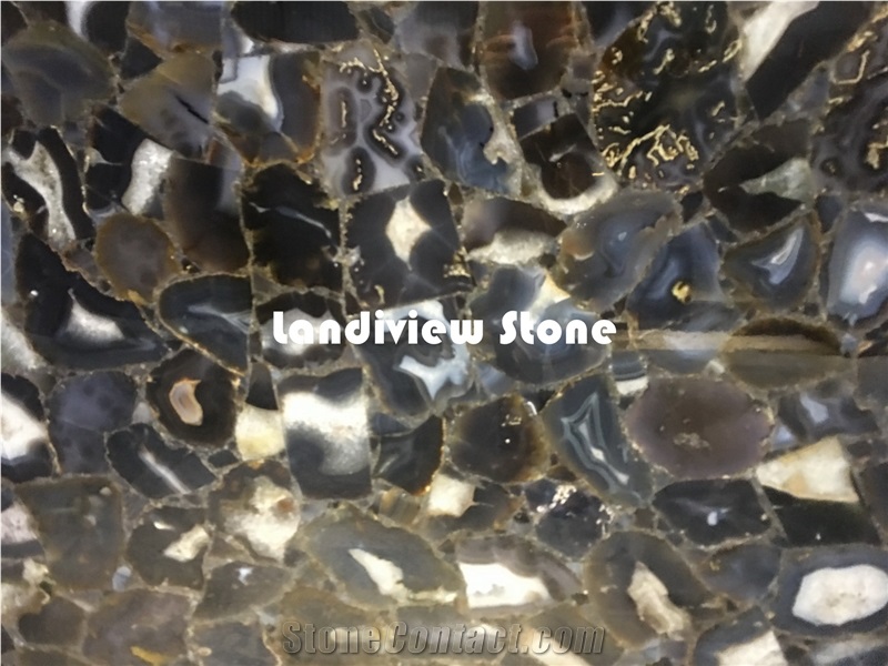 Blue Agate Slabs and Tiles