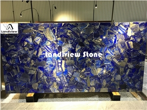 Semiprecious Gemstone Lapis Lazuli Slabs Wall Panels Semiprecious Gemstone Lapis Lazuli Slabs Wall Panels