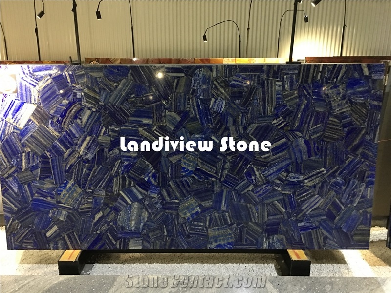 Semiprecious Stone Lapis Lazuli Slabs For Wall Floor Tiles