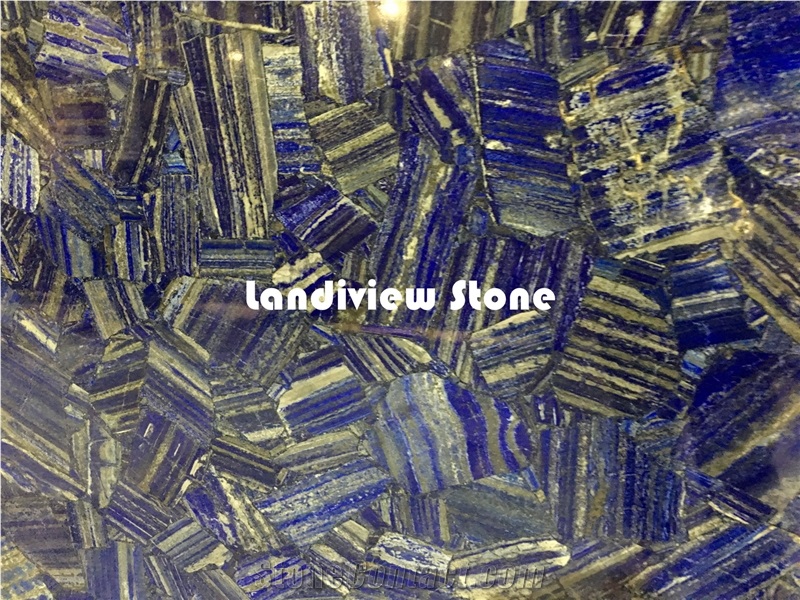 Semiprecious Stone Lapis Lazuli Slabs For Wall Floor Tiles
