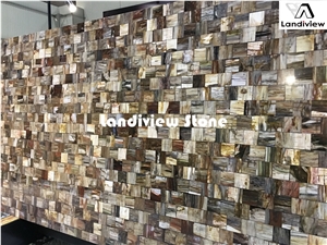Multicolor Petrifield Wood Slabs and Tiles, Semiprecious Stone Slabs and Tiles