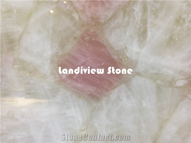 Pink Quartz Slabs and Tiles