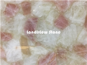 Pink Quartz Slabs and Tiles
