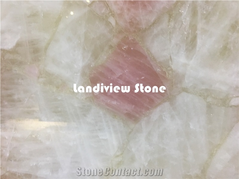 Pink Quartz Slabs and Tiles