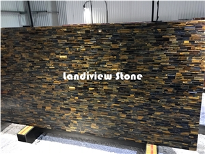 Semiprecious Stone Gemstone Tiger Eye Yellow Slabs Tiles