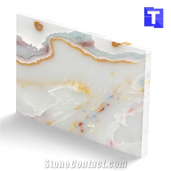 Artificial Green Crystal Onyx Wall Cladding Panel Floor Covering Tiles Solid Surface Translucent Backlit Verde Resin Glass Alabaster Stone for Bar Tops,Reception Table Desk Hotel Counter Tops