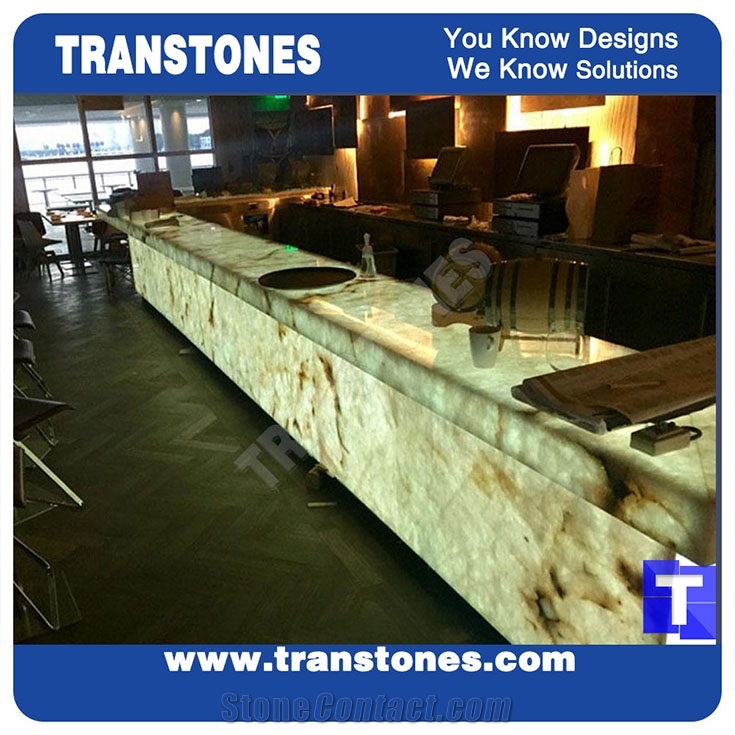 Curved Rusty Spray Wave Ivory Beige Artificial Beige Crystal Onyx Panel Reception Counter Top Panel, Solid Surface Translucent Backlit Cream Resin Glass Alabaster Stone for Bar Tops,Reception Table