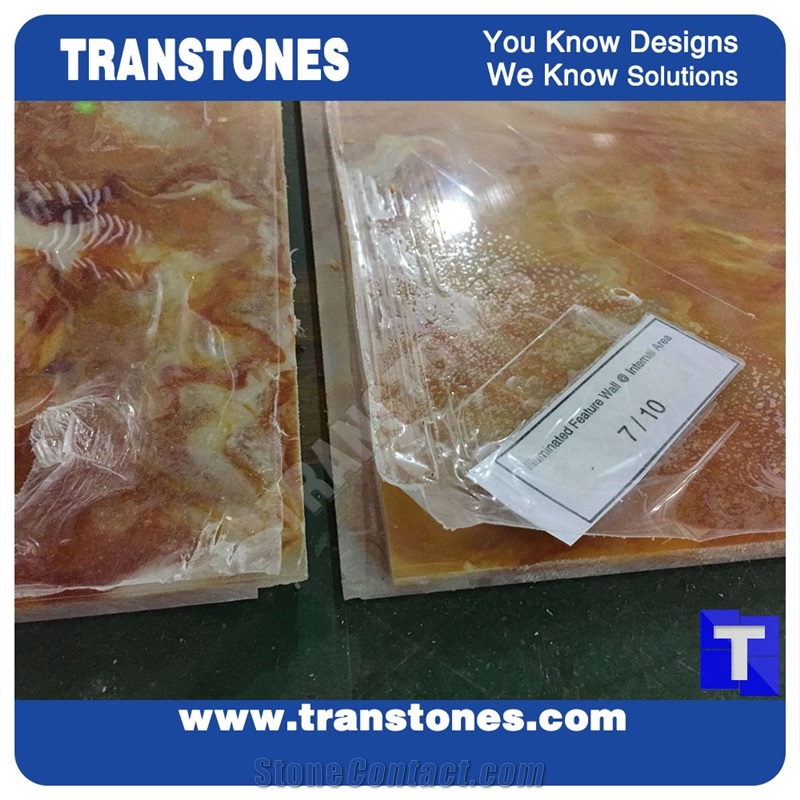Golden Rainbow Dragon Solid Surface Yellow Acrylic Onyx Slab Tiles Sheet for Wall Cladding,Ceiling,Artificial Marble Slab for Countertops,Interior Furniture Material