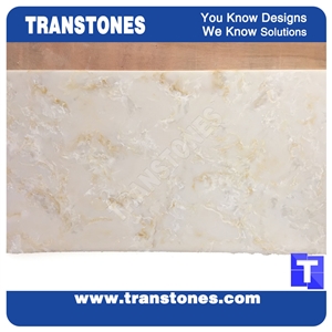 High Gloss Artificial Marble Beige Spray Silver Faux Slabs,Tile 3d Waterjet Wall Panel Celing Floor Covering,Solid Surface Engineered Glass Resin Stone Interior Building Decor