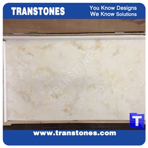 High Gloss Artificial Marble Beige Spray Silver Faux Slabs,Tile 3d Waterjet Wall Panel Celing Floor Covering,Solid Surface Engineered Glass Resin Stone Interior Building Decor