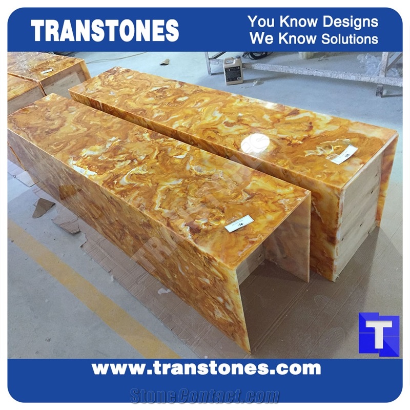 Onyx Look Artificial Translucent Stones