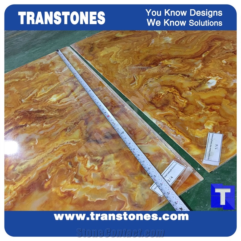 Onyx Look Artificial Translucent Stones