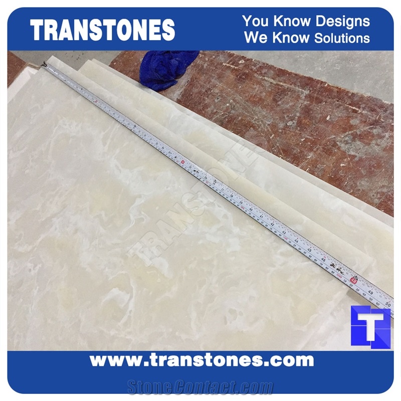 Polished Artificial Marble Spray Silver Beige Faux Slabs for Reception Desk,Wall Panel Celing Floor Covering,Solid Surface Engineered Stone Glass Resin Stone for Hotel Lobby Countertops
