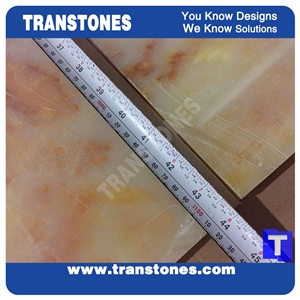 Processing Show Solid Surface Fossi Arobo Dune Artificial Marble Bar Top,Golden Yellow Chain Reception Countertops High Gloss Polished for Office,Hotel Decor Interior Glass Resin Stone