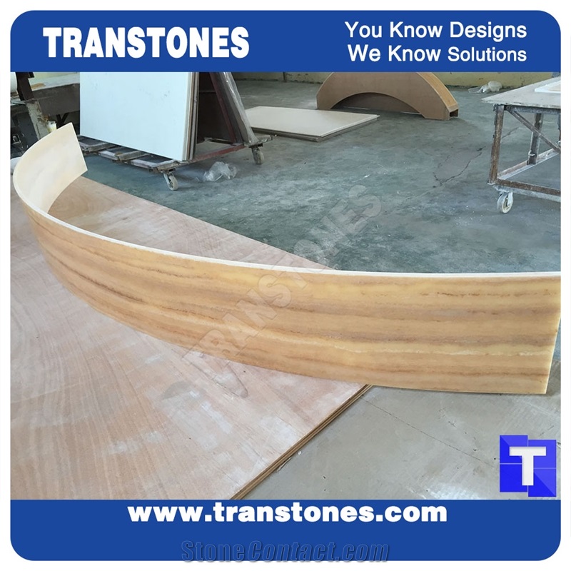Project Solid Surface Imperial Wooden Vien Faux Honey Onyx Slabs,Tile Wall Panel,Engineered Stone Artificial Fossi Yellow Wood Grain Resin Glass Stone Translucent Backlit Alabaster