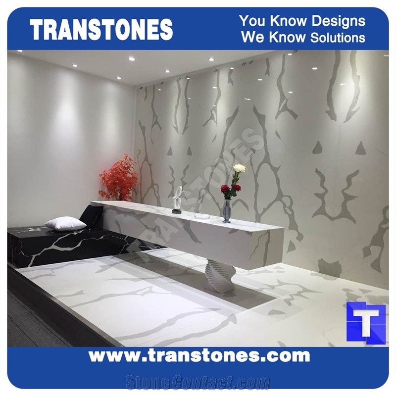 Solid Surface Artificial Nero Calacatta Quartz Marble Tiles for Wall Panel,Bathtub Surround Coveirng,Black Engineered Stone Slab,China Professinal Interior Furniture Manufacture