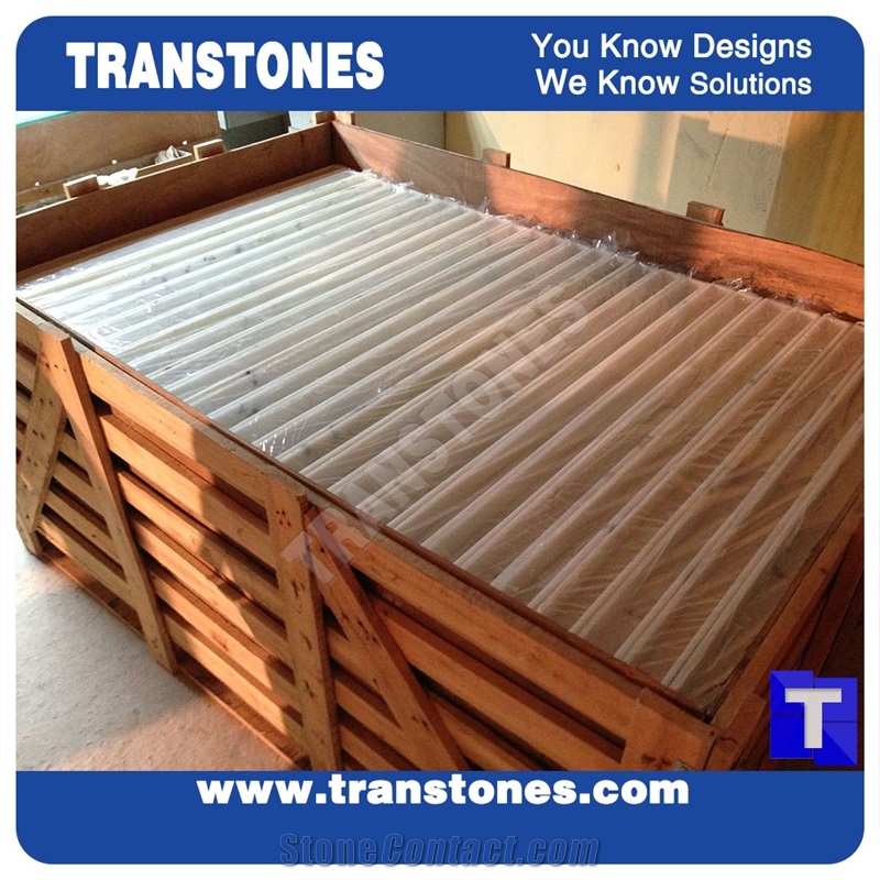 Solid Surface Artificial White Marble Border Lines,Interior Wall Stone Decor Moulding Building Stone Translucent Backlit