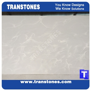 Solid Surface Royal White Rose Artificial Marble Slabs Polished Wall Cladding Panel,Floor Covering,Interior Stone Building Material Manufacture