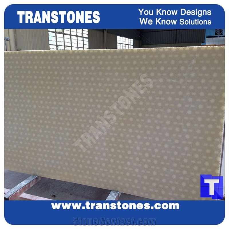 Solid Surface Stone Waterjet Medallion Carved Cnc Tiles Slabs for Wall Panel Cladding,Hotel Floor Covering,Interior Building Stone