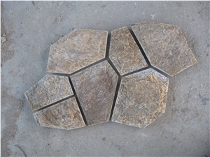 Slate Flagstone Walkway Pavers Beige Color Flagstone Patio