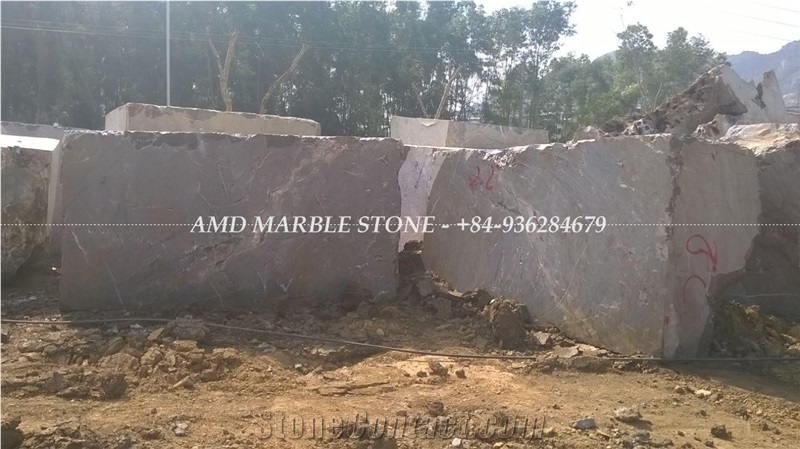 Luxury Grey Galaxy Marble Block for China Market