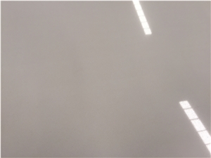 Artificial Quartz Stone Bs1005 Light Grey Solid Surfaces Polished Slabs & Tiles Engineered Stone for Hotel Kitchen Counter Top Walling Panel Environmental Building Materials