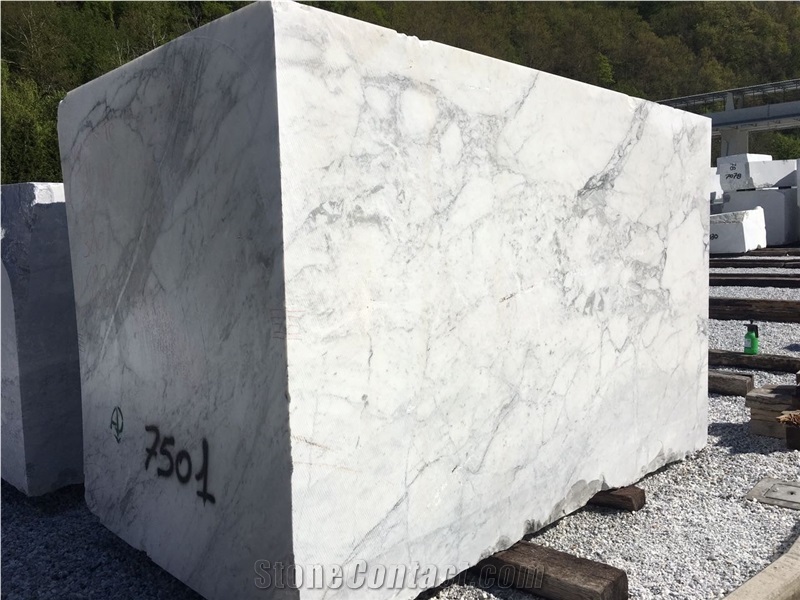 Carrara White Marble Block