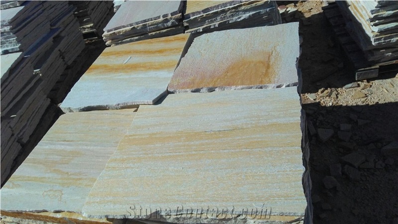 Yellow Quartzite Sao Tome - Handcut