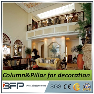 Beige Marble Corinthian Column