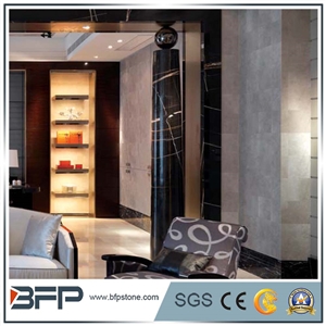 High-End Round Howllow Black Marble Pillar ,Column Of M141 Neno Marquina