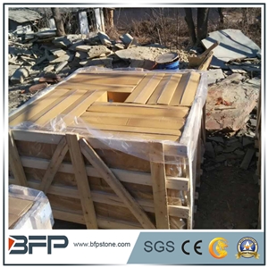 Light Grey Slate Wall Cladding, Slate Cutural Stone, China Slate Cultural Stone